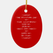 Behalten Sie ruhig und machen Sie HTML weiter (in Keramikornament (Vorne)