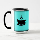Behalten Sie ruhig und machen Sie Kaffee Tasse (Links)