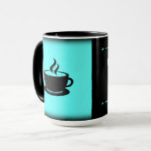 Behalten Sie ruhig und machen Sie Kaffee Tasse (Vorderseite Links)