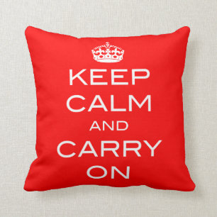 Behalten Sie ruhig und machen Sie Kissen - JEDE
