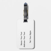 Behalten Sie ruhig und machen Sie London-Rot Gepäckanhänger (Rückseite vertikal)