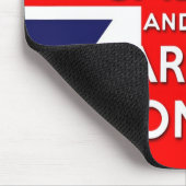 behalten Sie ruhig und machen Sie Mousepad (Ecke)