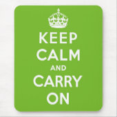 Behalten Sie ruhig und machen Sie Mousepad weiter (Vorne)