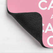 Behalten Sie ruhig und machen Sie Mousepad weiter (Ecke)