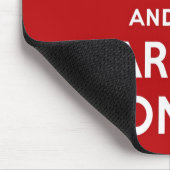 Behalten Sie ruhig und machen Sie Mousepad weiter (Ecke)