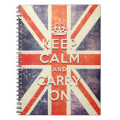 behalten Sie ruhig und machen Sie Notizblock (Vorderseite)