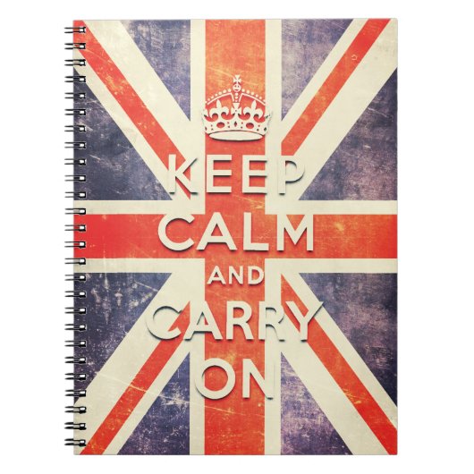 behalten Sie ruhig und machen Sie Notizblock (Vorderseite)