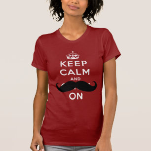 Behalten Sie ruhig und machen Sie T-Shirt