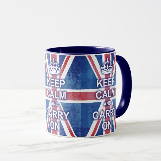 Behalten Sie ruhig und machen Sie Tasse (VorderseiteRechts)