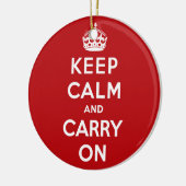 Behalten Sie ruhig und machen Sie Verzierung Keramikornament (Links)