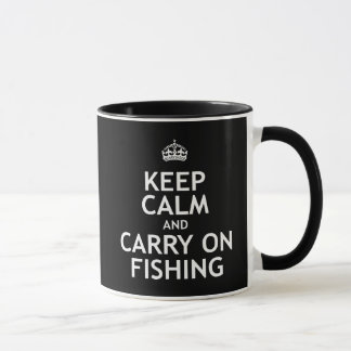 Behalten Sie ruhig und machen Sie weiter zu Tasse