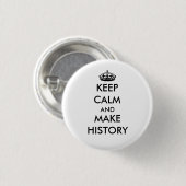 Behalten Sie ruhig und stellen Sie den Button (Vorne & Hinten)