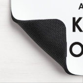Behalten Sie ruhig und Tötung Noobs Mousepad (Ecke)