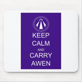 Behalten Sie ruhig und tragen Sie Awen Mousepad