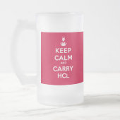 Behalten Sie ruhig und tragen Sie HCL Mattglas Bierglas (Links)