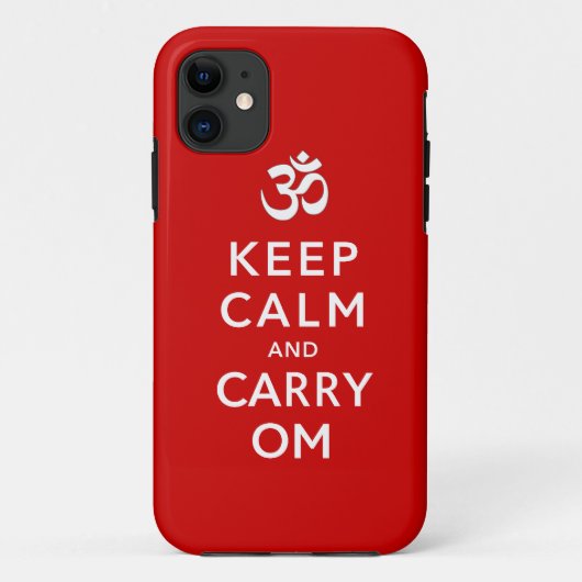 Behalten Sie ruhig und tragen Sie OM iPhone 5 Case-Mate iPhone Hülle (Rückseite)