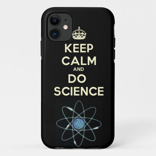 Behalten Sie ruhig und tun Sie Wissenschaft iPhone Case-Mate iPhone Hülle (Rückseite)