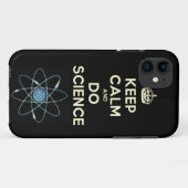 Behalten Sie ruhig und tun Sie Wissenschaft iPhone Case-Mate iPhone Hülle (Rückseite (Horizontal))