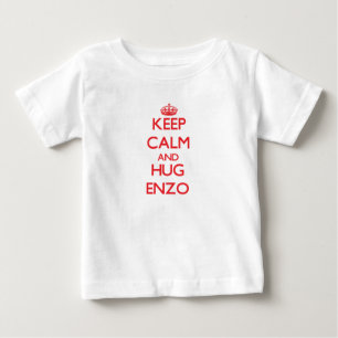 Behalten Sie ruhig und UMARMUNG Enzo Baby T-shirt