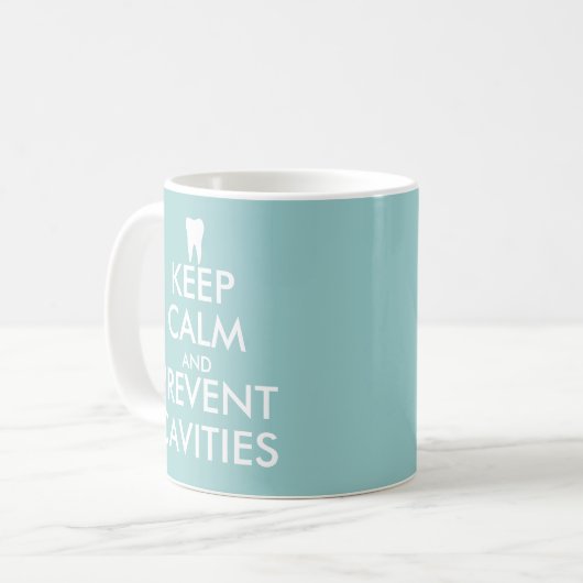 Behalten Sie ruhig und verhindern Sie Kaffeetasse (Vorderseite Links)