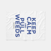 Behalten Sie ruhig und ziehen Sie Unkräuter Fleecedecke (Vorderseite (Horizontal))