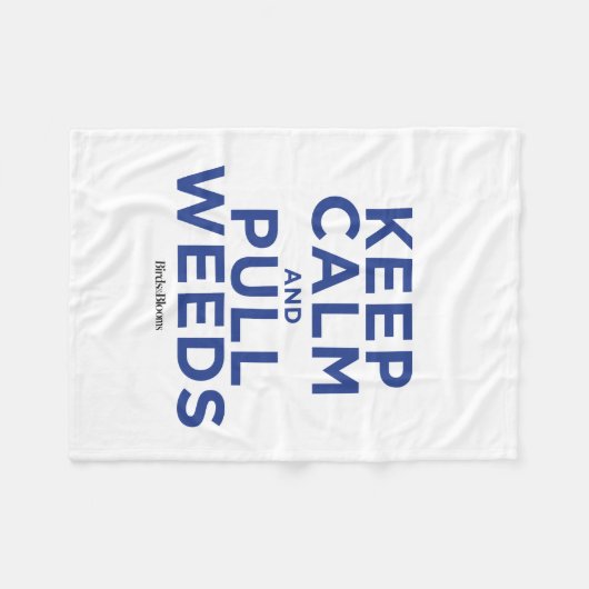 Behalten Sie ruhig und ziehen Sie Unkräuter Fleecedecke (Vorderseite (Horizontal))