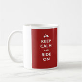 Behalten Sie ruhige Fahrroller-Tasse Kaffeetasse (Links)