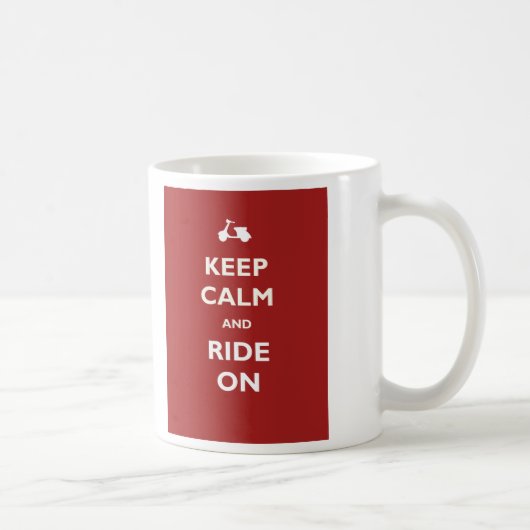 Behalten Sie ruhige Fahrroller-Tasse Kaffeetasse (Rechts)