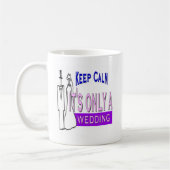 Behalten Sie ruhige Hochzeit Kaffeetasse (Links)