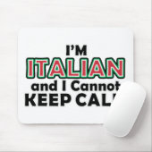 Behalten Sie ruhige Italiener Mousepad (Mit Mouse)