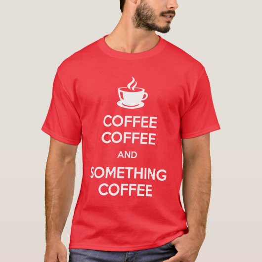 Behalten Sie ruhige Kaffee-Dunkelheits-Shirts T-Shirt (Vorderseite)