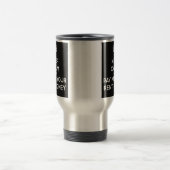 Behalten Sie ruhige Lohn-Mietreise-Tasse Reisebecher (Mittel)