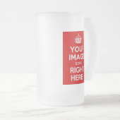 Behalten Sie ruhige mattierte Glasbier-Tasse Mattglas Bierglas (VorderseiteRechts)