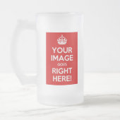 Behalten Sie ruhige mattierte Glasbier-Tasse Mattglas Bierglas (Links)