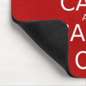 Behalten Sie ruhige Mäusematte Mousepad (Ecke)