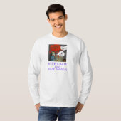 Behalten Sie ruhige PewDiePie lange Hülse T-Shirt (Vorne ganz)