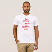 Behalten Sie ruhige Reise T-Shirt (Vorne ganz)