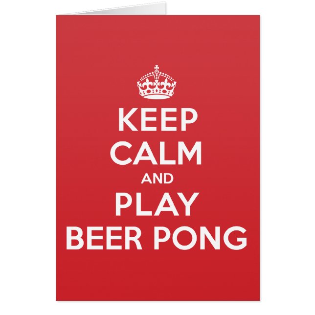 Behalten Sie ruhige Spiel-Bier Pong (Vorne)