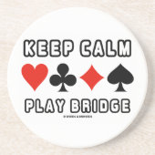 Behalten Sie ruhige Spiel-Brücke (vier Untersetzer (Vorne)