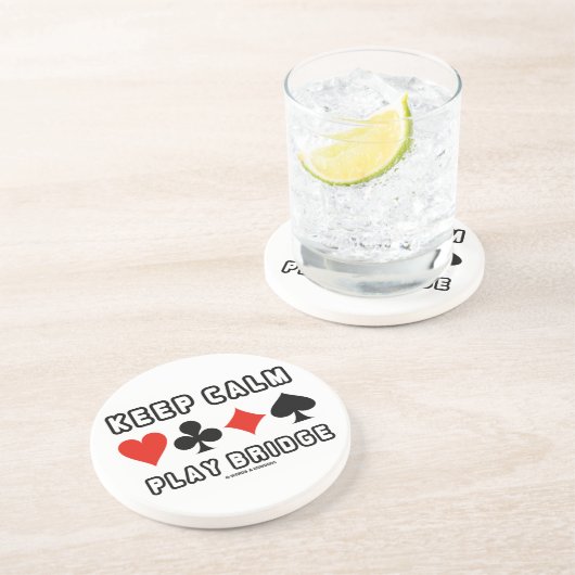 Behalten Sie ruhige Spiel-Brücke (vier Untersetzer (Seite)