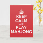 Behalten Sie ruhige Spiel Mahjong Karte (Gelbe Blume)