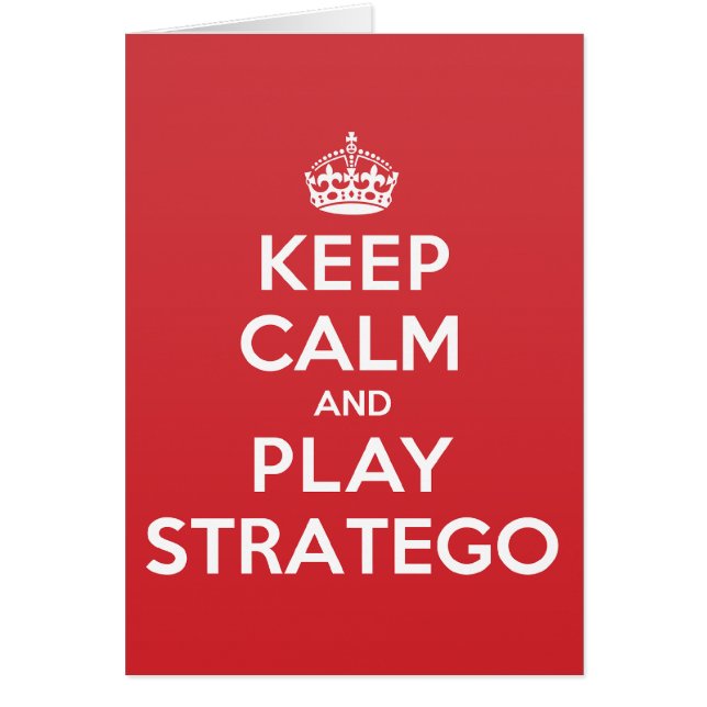 Behalten Sie ruhige Spiel Stratego (Vorne)