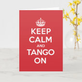 Behalten Sie ruhige Tango-Gruß-Anmerkungs-Karte Karte (Gelbe Blume)