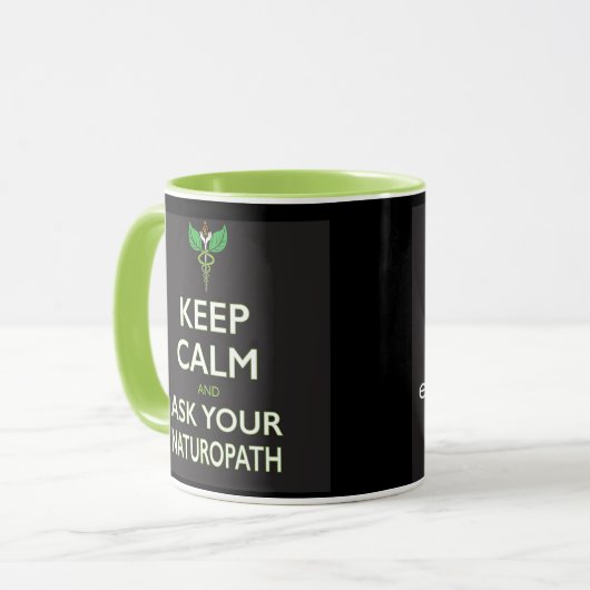 Behalten Sie ruhige Tasse (Vorderseite Links)