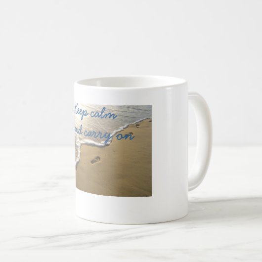 Behalten Sie ruhige Tasse (VorderseiteRechts)