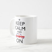 Behalten Sie ruhige Tasse (Vorderseite Links)