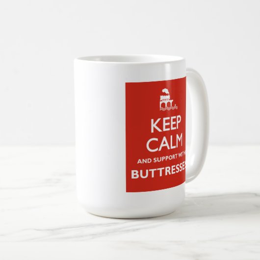 Behalten Sie ruhige Tasse (VorderseiteRechts)