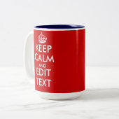 Behalten Sie ruhige Tassen (Vorderseite Links)