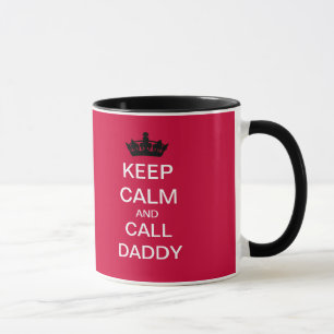 BEHALTEN Sie RUHIGE und Anruf-Vati-Tasse Tasse