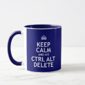 Behalten Sie ruhige und des Schlag-Ctrl Alt Tasse (Links)